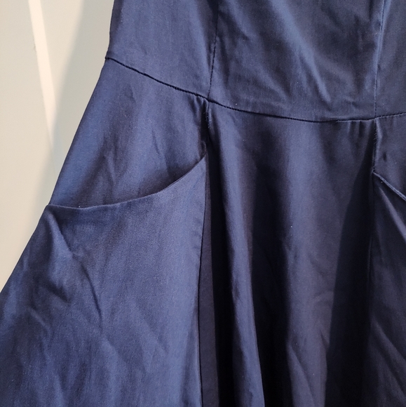 Collectif x Modcloth M navy dress - Picture 3 of 4